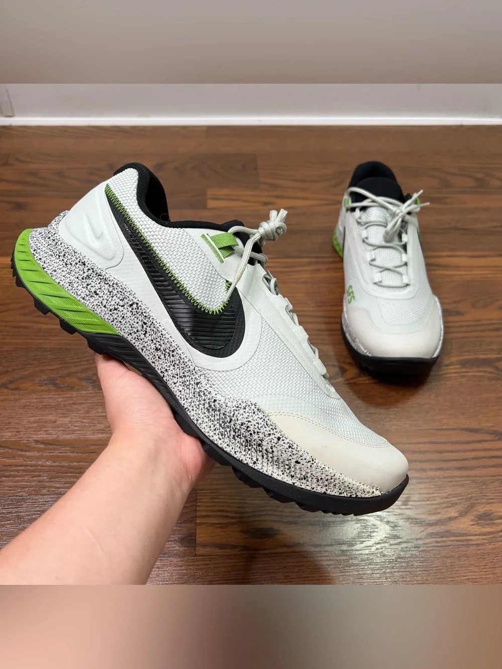 Nike React SFB Carbon Low sneakers in Light Silver and Chlorophyll size Men’s 14